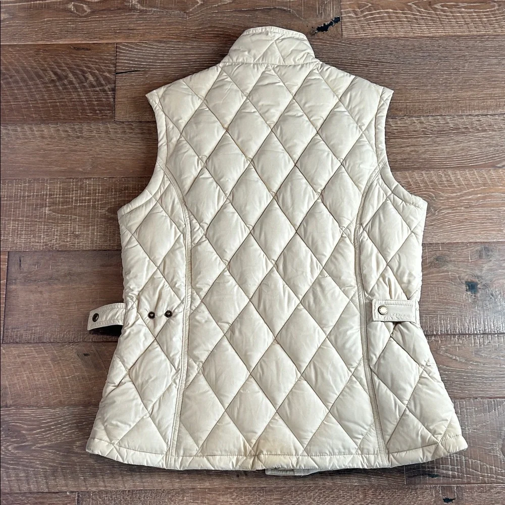Barbour Cream Quilted Women's Vest - Picture 8 of 9